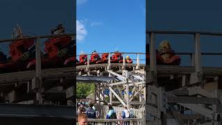 The Cú Chulainn Coaster Tayto Park Ireland Awesome Amazing Cool Roller Coaster Wooden Coaster [upl. by Surazal323]