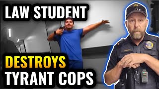 Corrupt Cops Break The Law After Getting Owned By Law Student ID Refusal amp I Dont Answer Questions [upl. by Francoise140]