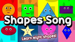 Eight Shapes Song  English Learning Songs [upl. by Courtnay]