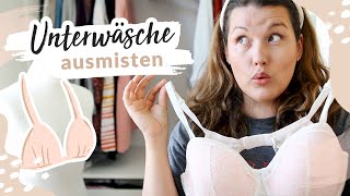 Kleiderschrank ausmisten Unterwäsche ✔︎ nurwasichmagChallenge 335 [upl. by Acilejna]