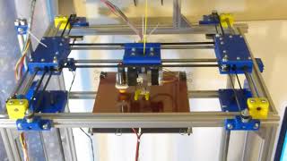 Home Made DIY HBOT 3D Printer No1 自作 3D プリンター [upl. by Allin240]