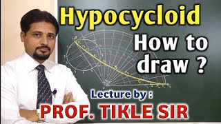 HOW TO DRAW HYPOCYCLOID IN ENGINEERING DRAWING AND GRAPHICS PART1 TIKLESACADEMYOFMATHS [upl. by Brewster]