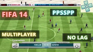 FIFA 14 PSP MULTIPLAYER Androidamppc [upl. by Vanthe]