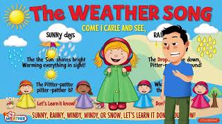 The Weather Song ☀️🌧️  Fun Kids’ Song About Different Types of Weather  Sing and Learn with Us [upl. by Azial]