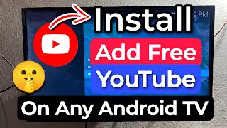 Ad Free YouTube App For Android TV  How To Block Ads On TV YOUTUBE [upl. by Dosia]