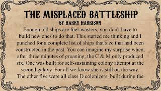 The Misplaced Battleship by Harry Harrison [upl. by Reeta310]