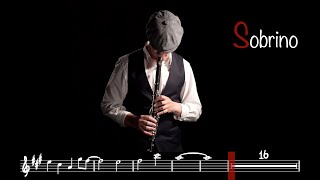 LA VIE EN ROSE  ZAZ  GYPSY JAZZ  SOBRINO CLARINET COVER WITH SHEET MUSIC [upl. by Ihsir]