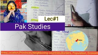 Pakistan Study  Pakistan Location  Pakistan borders  Pakistan Provinces Neighbouring Countries [upl. by Nylyrehc]