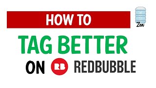 How to TAG BETTER on Redbubble Teepublic  POD upload websites [upl. by Tace]