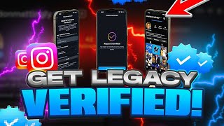 How To Get Legacy Verified On Instagram  Fastest Way To Get Verified Without Meta Verified [upl. by Saraann]