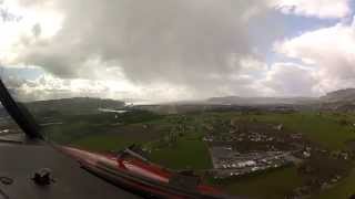 Pilots View Approach Into Vaernes Airport Trondheim Norway  ILS Runway 27  Boeing 737800NG [upl. by Peregrine]