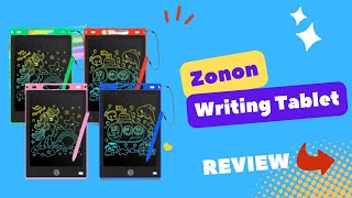 4 Pcs LCD Writing Tablet Doodle Board Electronic Toy 85 Inch Electronic Tablet Review [upl. by Spike]