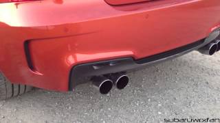 BMW 1M Eisenmann Race Exhaust Revs [upl. by Avril]