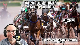 🔴 Pronostic Quinté  Super Top5 Mardi 2 Juillet 2024 Vichy 🔴 Prix Jean Michel Bazire [upl. by Annait]