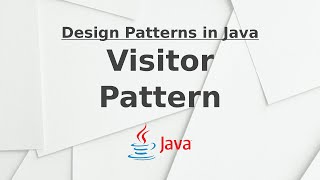 Visitor Pattern  Design Patterns in Java [upl. by Julia]