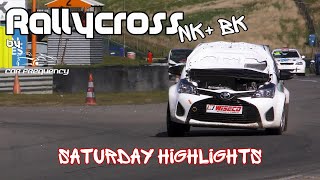 NK  BK Rallycross Round 1 2022  Eurocircuit Valkenswaard  Saturday Highlights [upl. by Dennett]