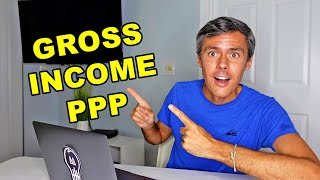 How To Apply for PPP Loan Using Gross Income  self employed artists 1099 independent contractor [upl. by Ermentrude]