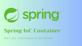 Spring Boot IoC Container  1 English [upl. by Judie]