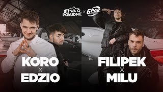 KORO x EDZIO vs FILIPEK x MILU  BOP2vs2 by 6PAK Półfinał [upl. by Enelehs581]