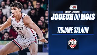 ✨ Highlights Tidjane Salaun  Meilleur Joueur Janvier 2024  Betclic ELITE  LNB Officiel [upl. by Muir]