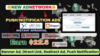 yllix ad network review  best ad networks instant approval  best push notification ad network [upl. by Nilekcaj]