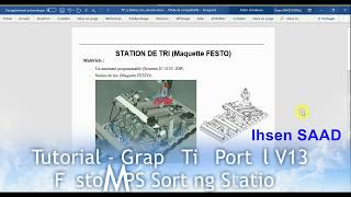 Tutorial Graph Tia Portal V13 Festo MPS Sorting Station [upl. by Oirottiv]