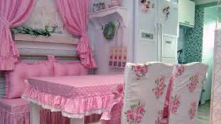 موديلات مفارش و شراشف المطبخ عصرية انيقة و جميلة diy cute Kitchen Curtains [upl. by Ahsiruam]