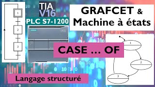 Programmer Grafcet en texte structuré SFC vers ST  Méthode CASEOF avec machine à états [upl. by Ecitsuj]