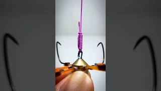 Fishing knot skills Tips for cluster hooks fishing shorts [upl. by Noxas394]