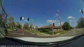 20240407 Sunday Dashcam Drivelapse Kansas City Missouri to Olathe Kansas [upl. by Fields377]