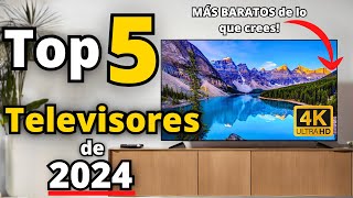 👉Los 5 Mejores TELEVISORES Smart TV 4K de 2024 Calidad precio ✅ [upl. by Simons513]