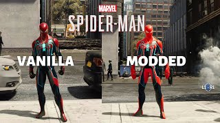 Spider Man Remastered PC Mod Red and Black Velocity Suit 4K 60FPS [upl. by Hunter]