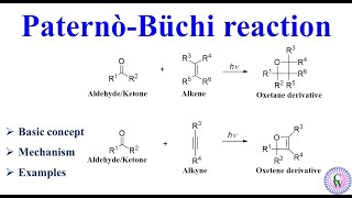 PaternoBuchi reaction Basic concept Mechanism and Examples [upl. by Ellehciram]