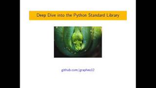 Deep Dive into the Python Standard Library  Part 1  Collections deque defaultdict Counter [upl. by Delphinia867]