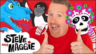 Steve and Maggie Hit the Piñata Party  Bigfoot amp More  Best Stories for Kids  Wow English TV [upl. by Ngo]