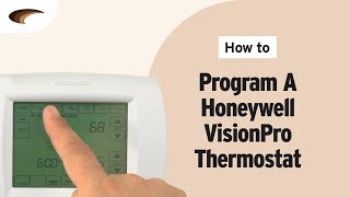 How To Program a Honeywell VisionPro Thermostat [upl. by Nayra]