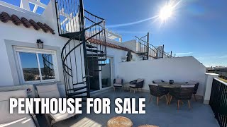 Charming Penthouse in Hacienda Casares at the top of Dona Julia Golf 220000€ enovaestates [upl. by Sokairyk184]