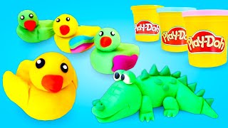 Tolle Knete Ideen für Kinder  3 Kindervideos mit PlayDoh [upl. by Eiramenna]