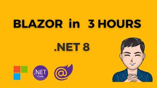 Blazor in NET 8 in 3 Hours  Blazor Server  WebAssembly  Entity Framework Core  ASPNET Identity [upl. by Noslrac]