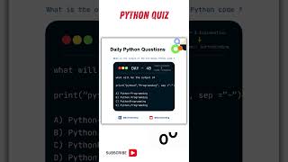 Python Coding Challenge Day  40  What is the output of the following Python Code python quiz [upl. by Ahon]