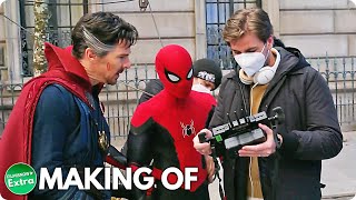 SpiderMan No Way Home Interviews With Tom Holland Zendaya Kevin Feige amp More [upl. by Gio]