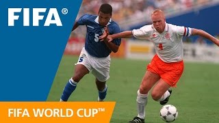 Netherlands 23 Brazil  1994 World Cup  Match Highlights [upl. by Aynnek]