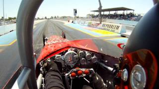 GoPro HD Hero Top Dragster 654  209 mph [upl. by Nairahcaz457]