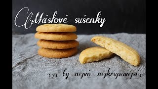 Domácí křupavé máslové sušenky s parmezánem  Bez vajec  Dvě v troubě  CZSK HD recipe [upl. by Neelloc]