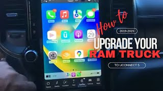 How to upgrade your Ram Truck to the Latest Uconnect 5 Nav [upl. by Sall398]