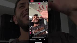 Brawadis live on instagram  Jasmine cheated [upl. by Einamrej]