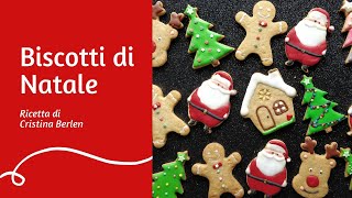 BISCOTTI DI NATALE  PAN DI ZENZERO CON GHIACCIA REALE  Come realizzare limpasto e la decorazione [upl. by Ahsenev982]