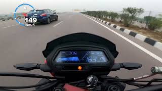 Bajaj Dominar 400 TOP SPEED [upl. by Nanah896]