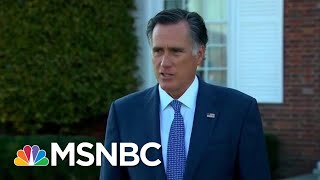 What President Donald Trump’s Tepid Response To Mitt Romney Reveals  The Last Word  MSNBC [upl. by Htims665]