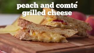 Recipe Peach amp Comté Grilled Cheese [upl. by Macfarlane]